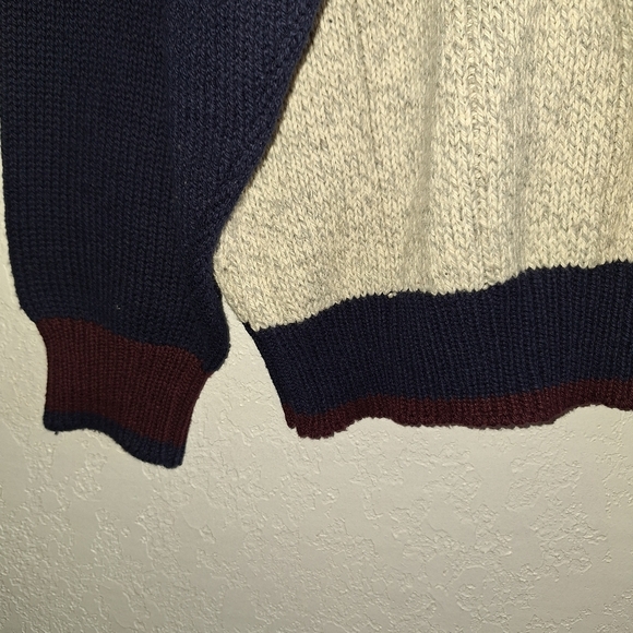 Resilio Sport Vintage Color Block Pullover Sweater XL - Picture 3 of 6